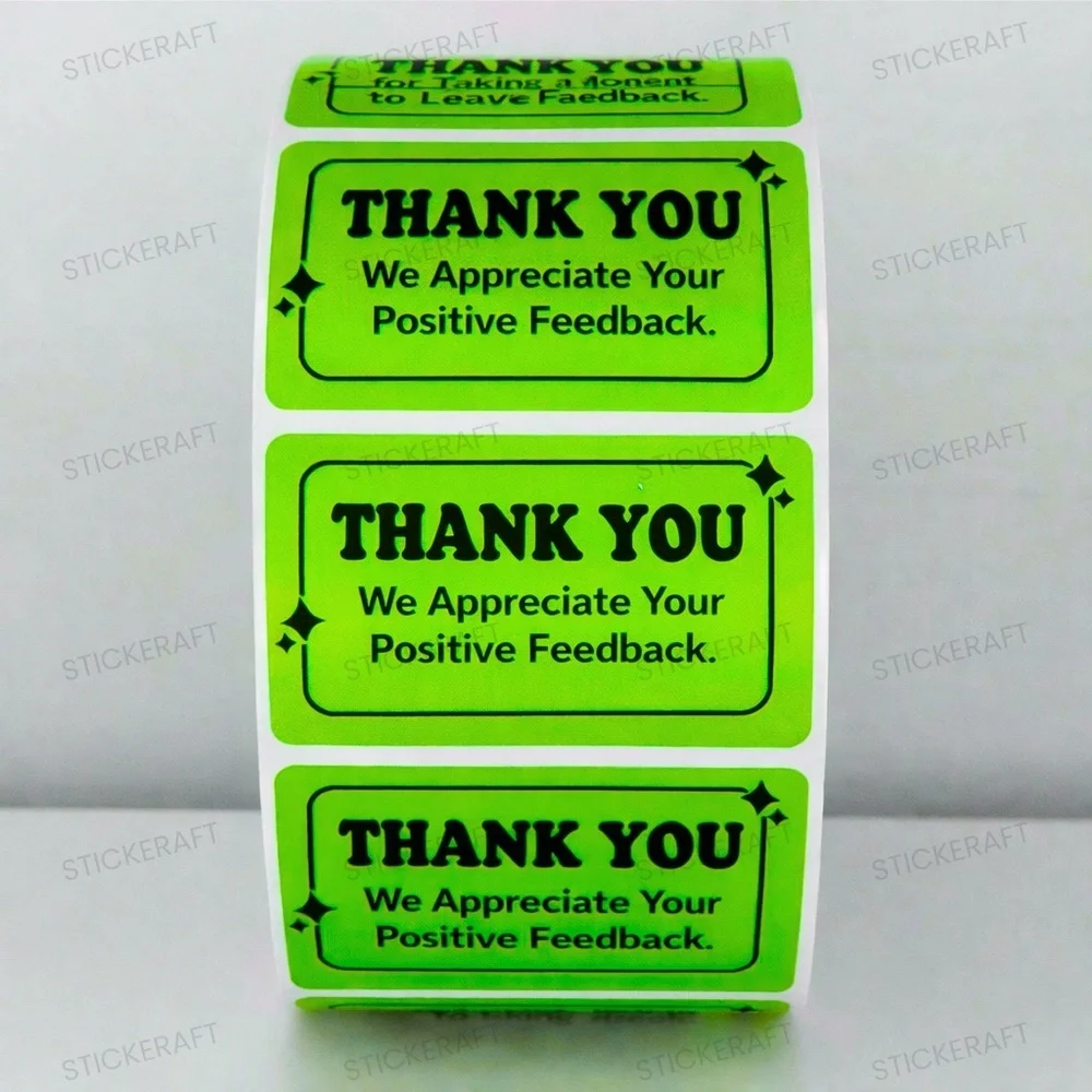 Thank You Stickers – Positive Feedback Labels for Poshmark Sellers NEW